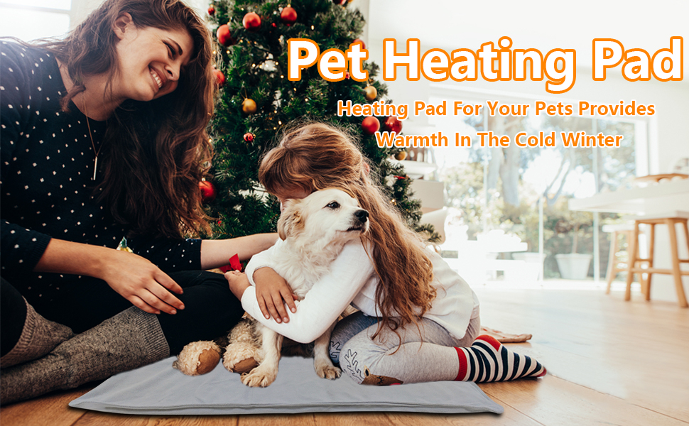 KONBACK Pet Heating Pad with Timer,Temperature Adjustable