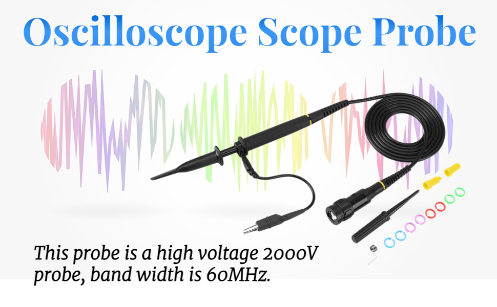 1pc P4060 BNC Oscilloscope Probe 1100 High Voltage 2000V 60MHz