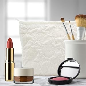 This makeup bag is perfect for cosmetics,pencils and small things.