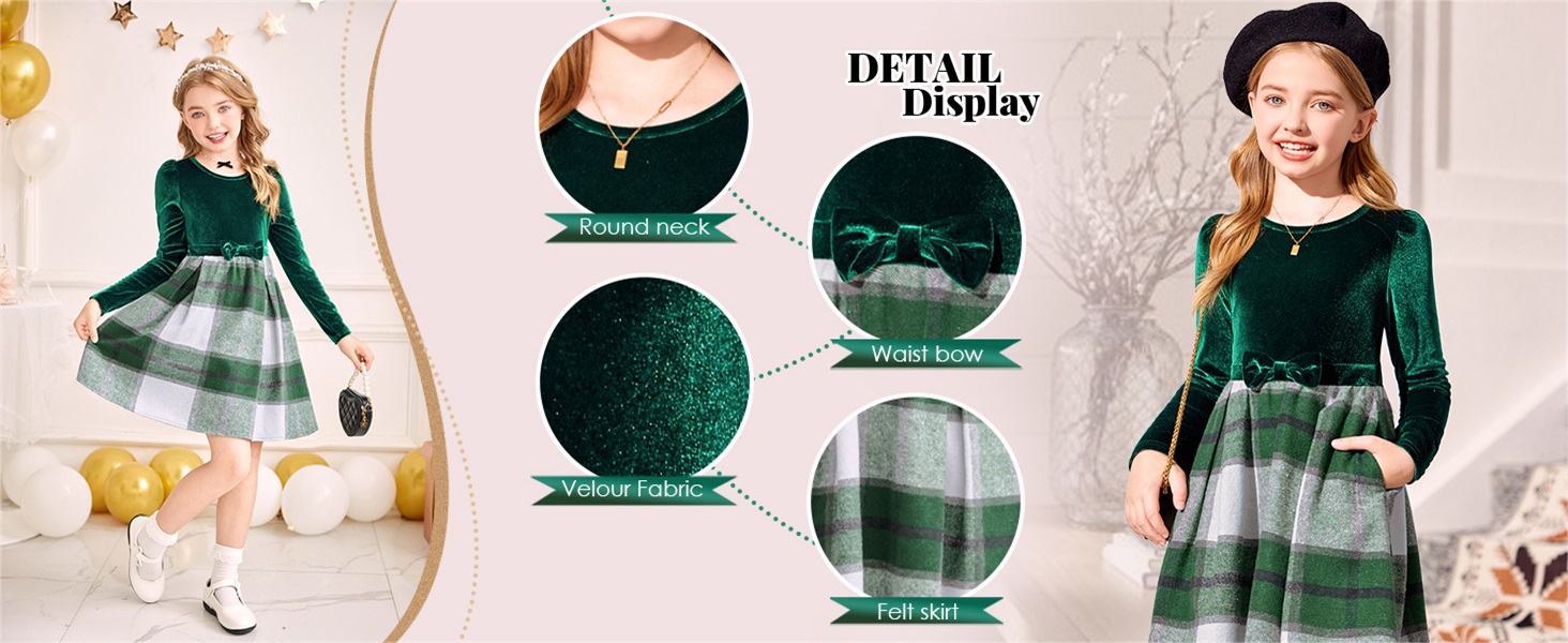 girls fall winter dress