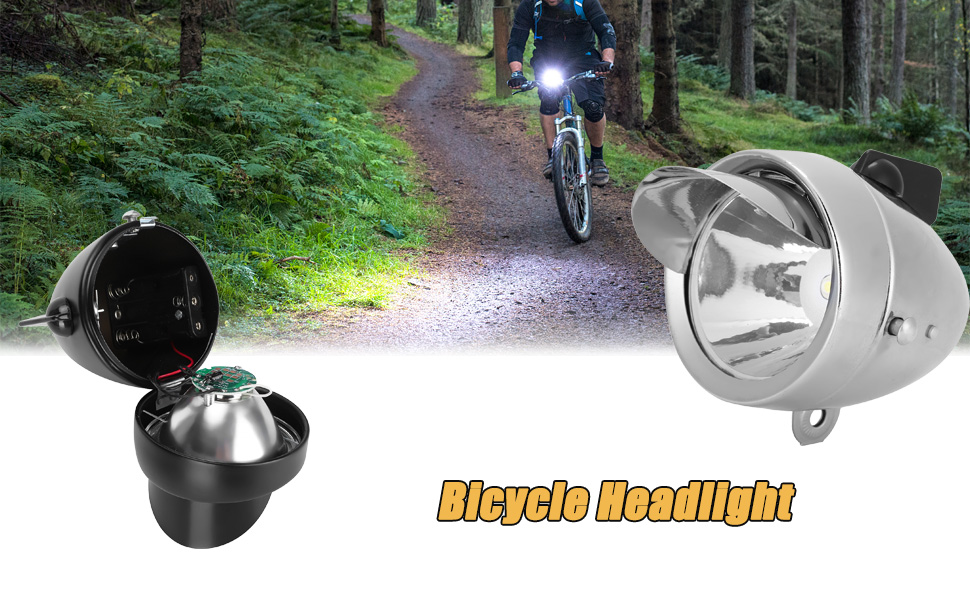  Bike LED Front Head Light Lamp