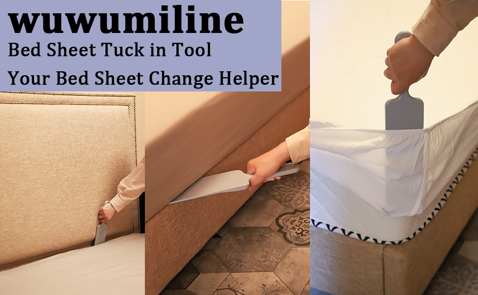 wuwumiline Bed Sheet Tuck in Tool Bed Sheet Detangler