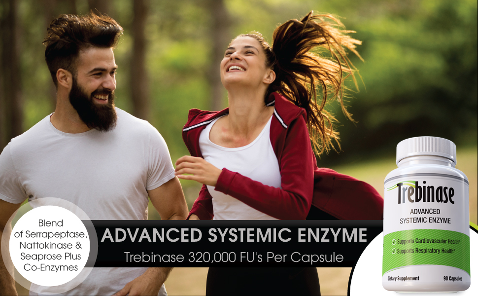 pivotal health products trebinase systemic enzyme complex multi serrapeptase nattokinase