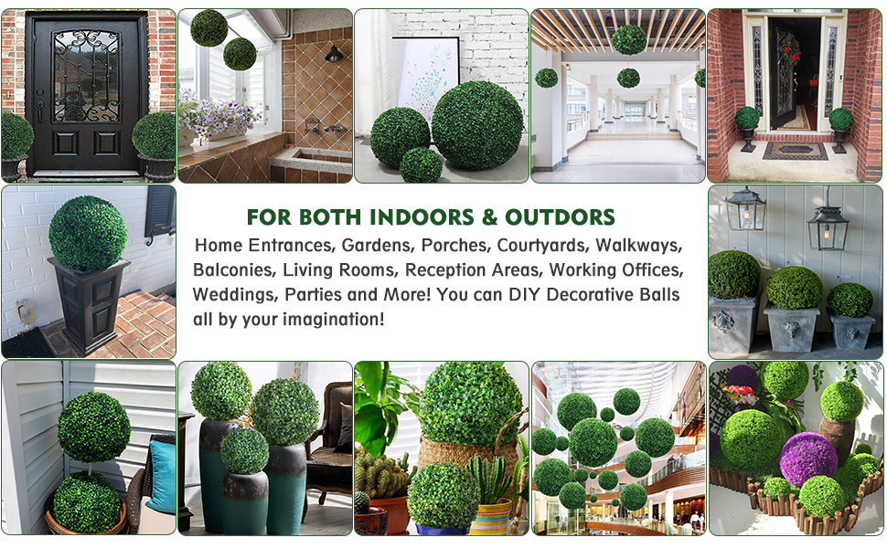 Boxwood Artificial Plant Topiary Balls