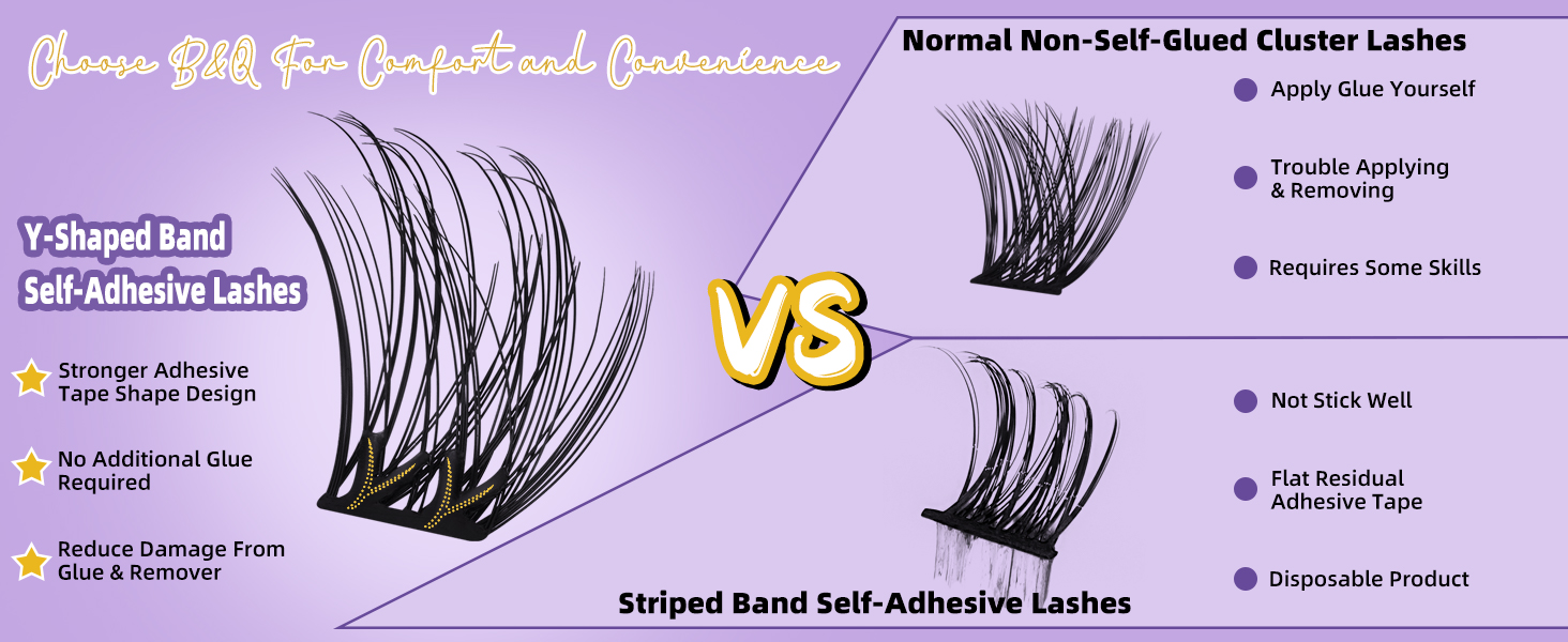 self adhesive eyelashes