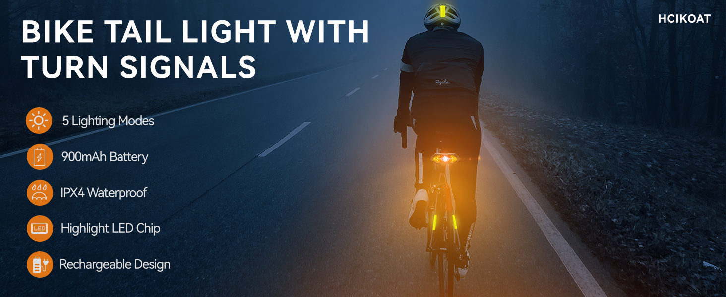 Bike Tail Light Rechargeable