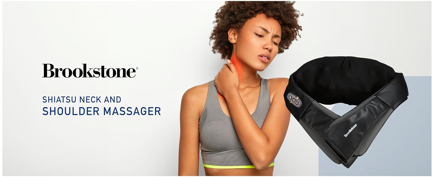 Brookstone Shiatsu Neck and Shoulder Massager