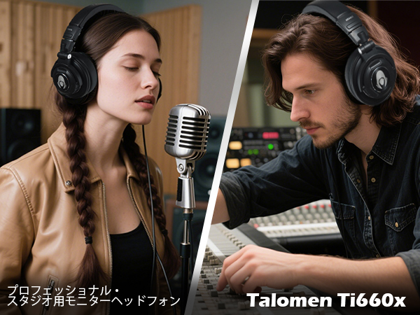 Talomenプロフェッショナル有線モニターヘッドホン Amazon | Talomenプロフェッショナル有線モニターヘッドホ50mm