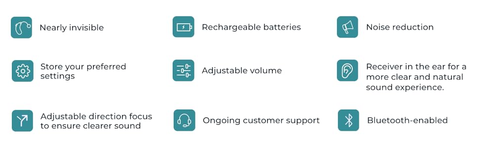 Lexie B2 Powered by bose hearing aids