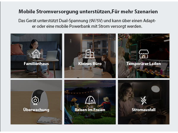 Tenda 4G03 Pro 4G LTE WLAN Router für SIM Karte