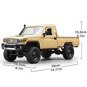 1:12 フルスケール RC カー MN82 pro toyota MN82 Remote Controlled Climbing Off-road Vehicle 1:12 Full
