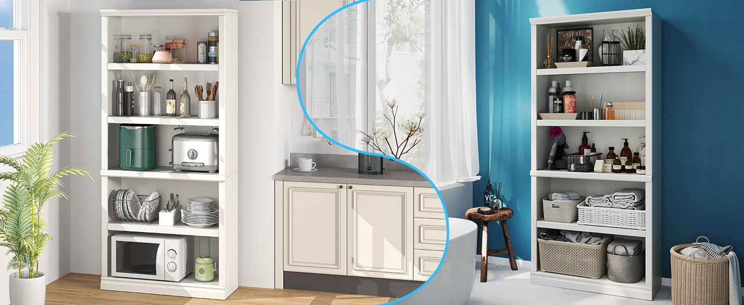 bookcase in different room