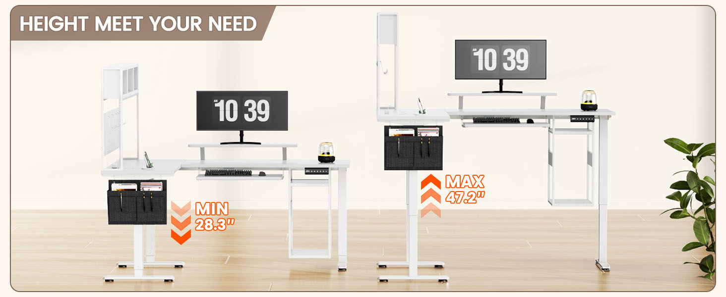 L Shaped Standing Desk