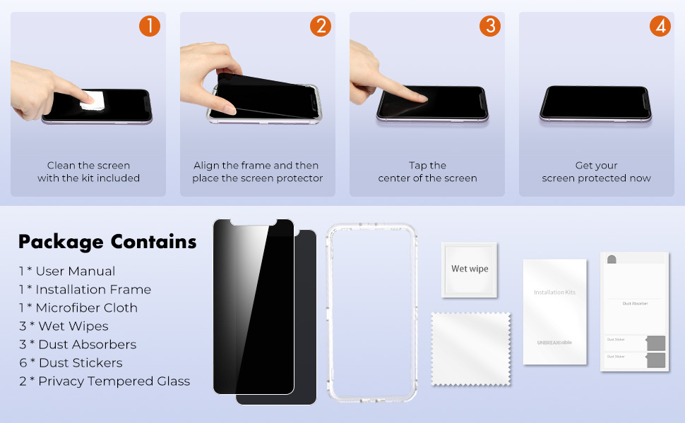 Privacy Screen Protector for iPhone 11