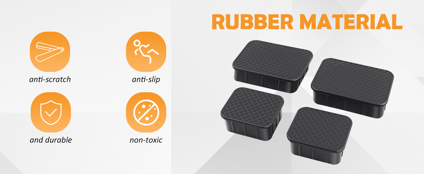 For Ford Bronco Front Axle Plug, Crash Bar End Caps Rubber