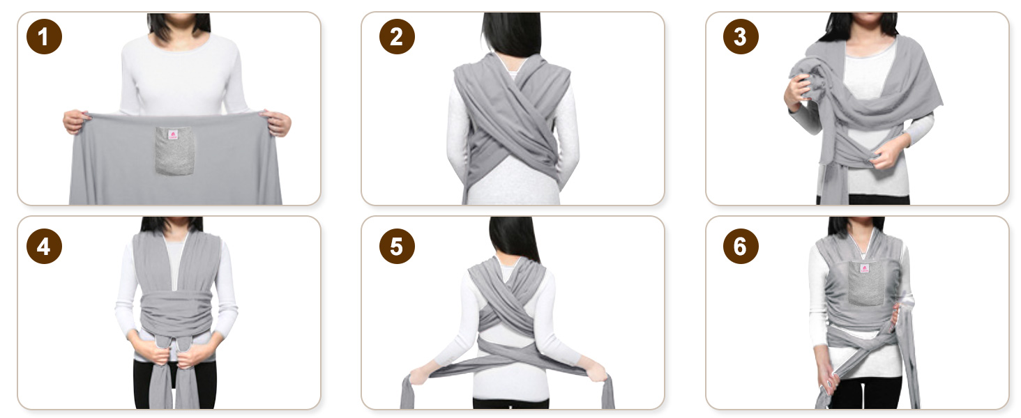 Lictin Baby Wrap Carrier Adjustable Breastfeeding Cover Cotton Sling