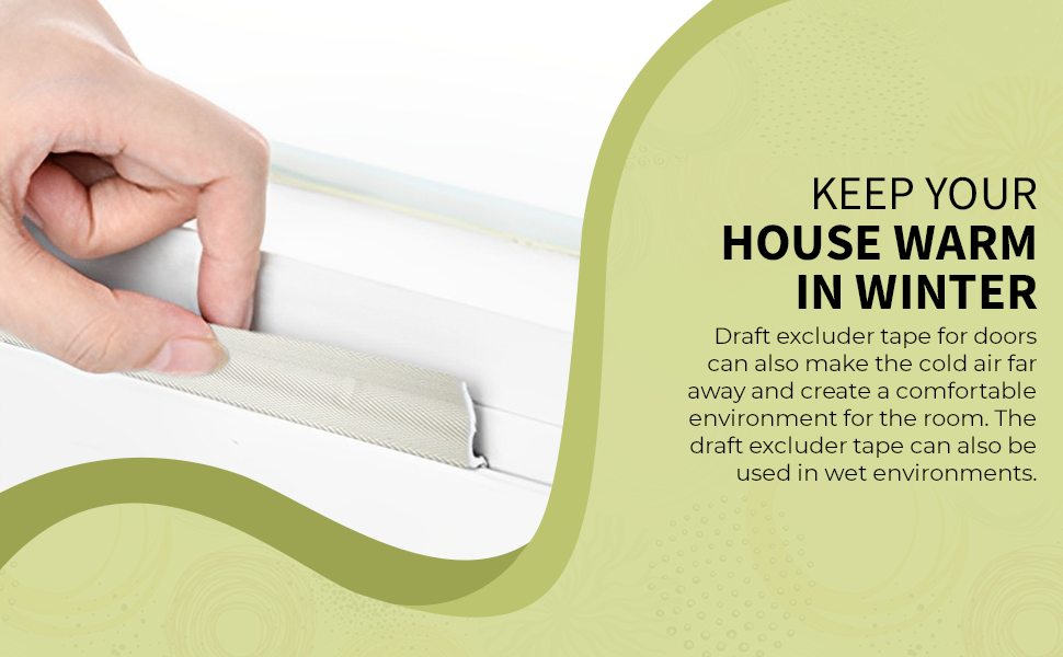 Plastific pack of 2 door window draught excluder twin draft guard