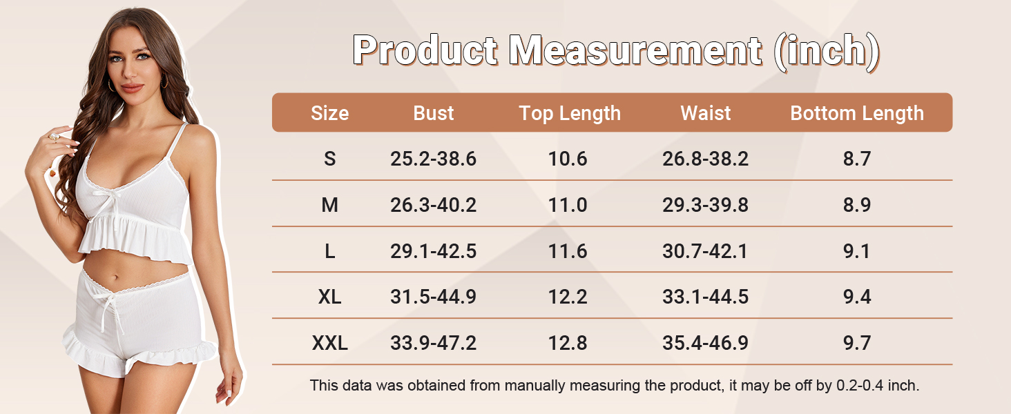 2 Piece Lingerie Set Pajama Sets