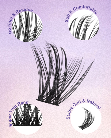 cris cluster lashes extension