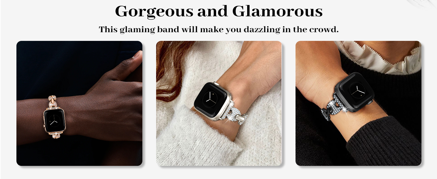 rose gold apple watch band