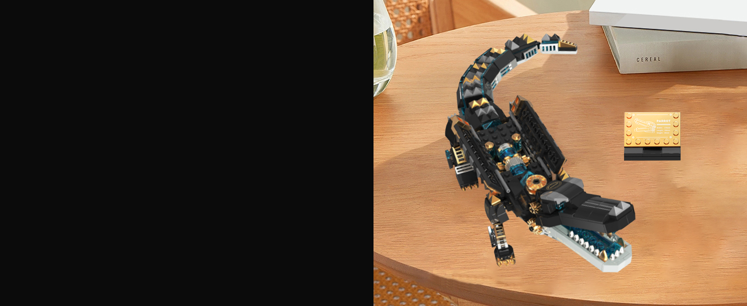 WINGIFT 541 Piece Crocodile Building Sets, Sea Creatures