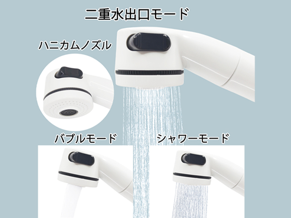 Yuzupan　2点 Amazon | weixiaoba 洗面台蛇口 2穴 浴室用水栓 スプレー