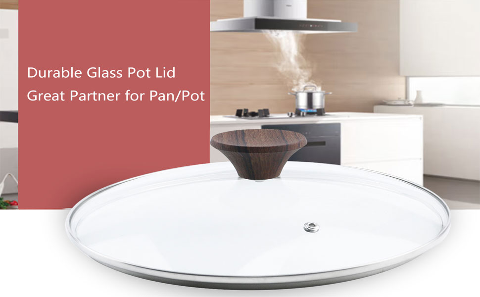 T Tulead Universal Lid for Pots and Pans, High Heat