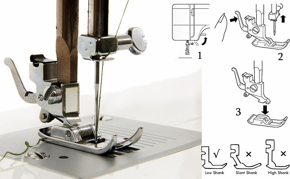 マザーグースさん専用 Amazon.com: YEQIN Zig Zag, Straight Stitch Foot Snap On foot