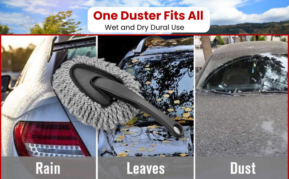 SPN-RECPP Car duster with handle  Car cleaning accessories  Car dashboard cleaner