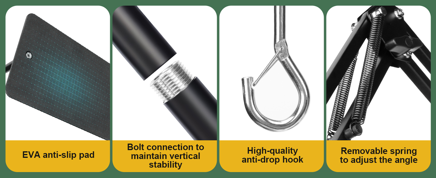 MECESOR Dual Reptile Heating Lamp Stand