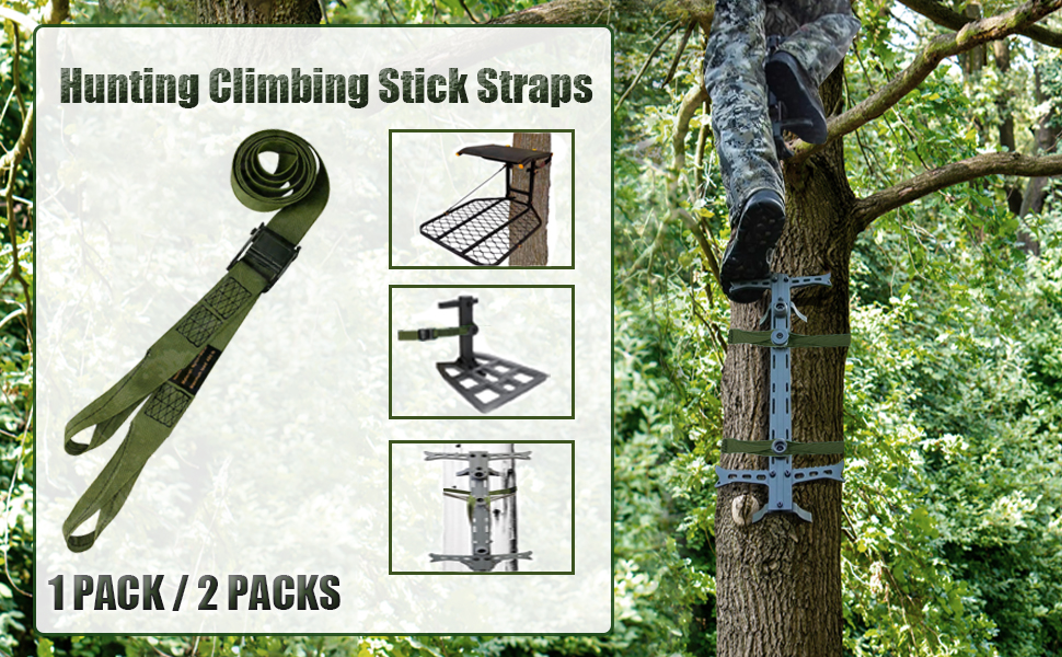 Hunting Climbing Stick Replacement Straps Heavy Duty Tree
