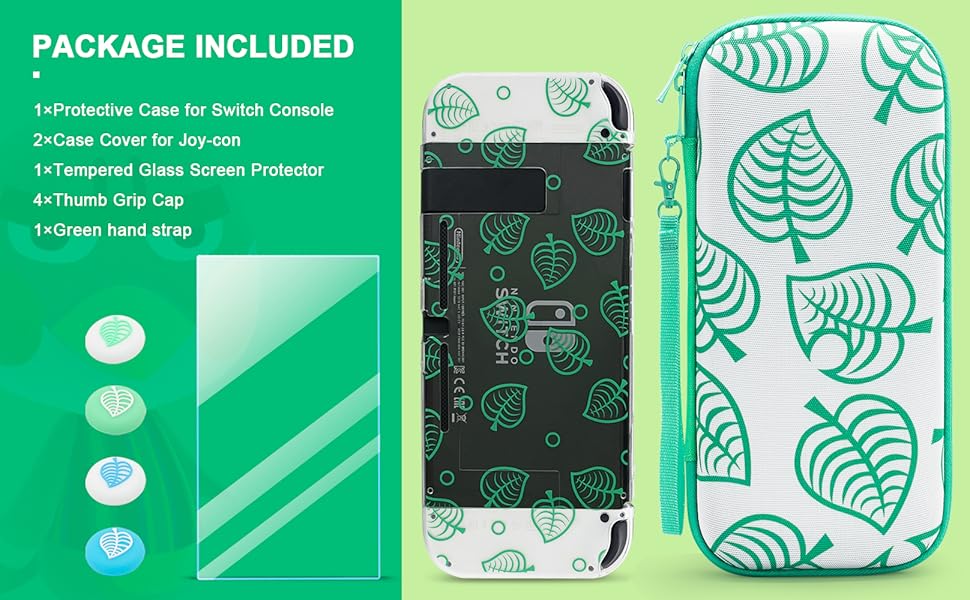 Larger Switch Case for Nintendo Switch, Travel Carrying Switch Bundle