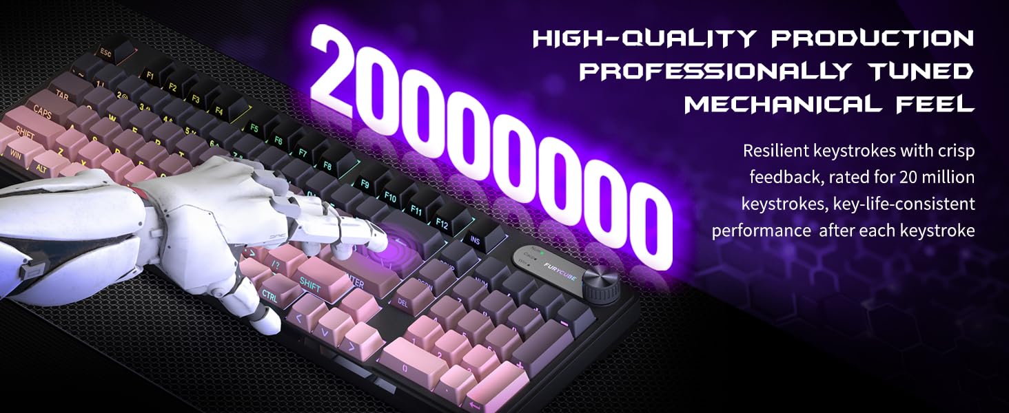 Professionally tuned mechanical feel