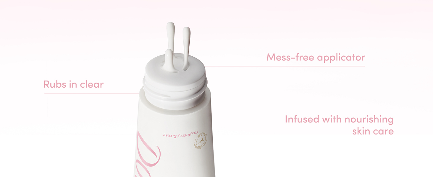 Dove Raspberry&Rose Deodorant features a mess-free applicator