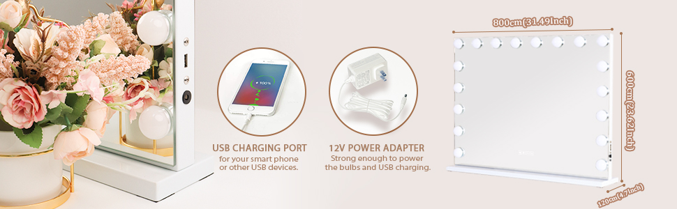 hollywood vanity mirror with lights