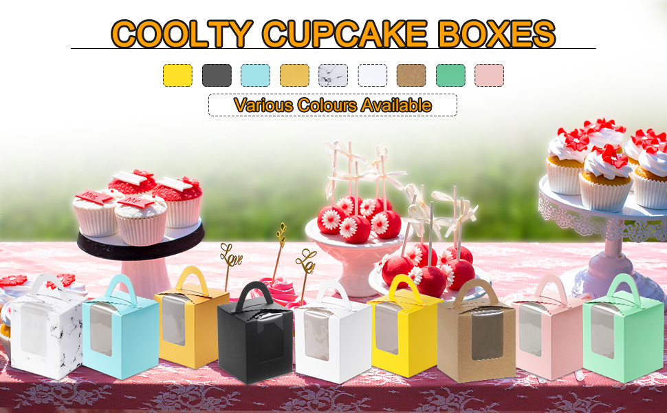 Scatola per cupcake con 1 foro