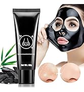 Black Head Remover Mask for face, Black Activated Charcoal Face Mask Skincare peel off, Peel off ...