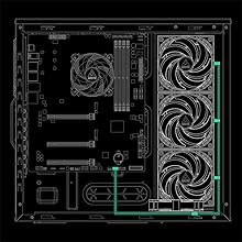 3 fan splitter;cpu fan splitter 4 pin;fan header splitter;pwm fan splitter;3 way fan splitter