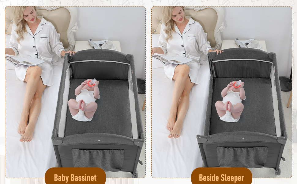 Pack and Play with Bassinet and Changing Table