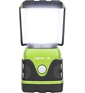 LE Outdoor LED Camping Lantern, 1000LM, Dimmable, Battery Powered, Water Resistant LED Camping Li...