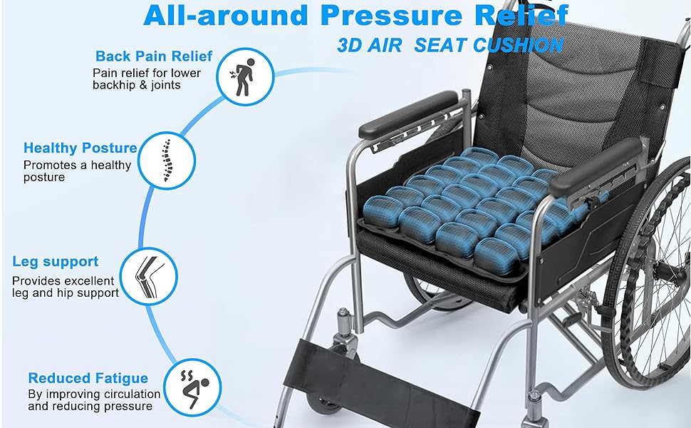 「Special」Aviator air cushion ohio Balanced Aire Adjustable Cushion - Drive Medical 8047-16-2
