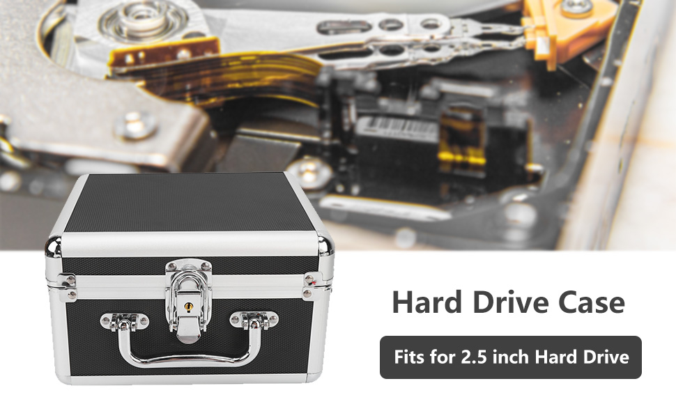 20 Bays Hard Drive Case for 2.5inch SSD/HDD, Waterproof