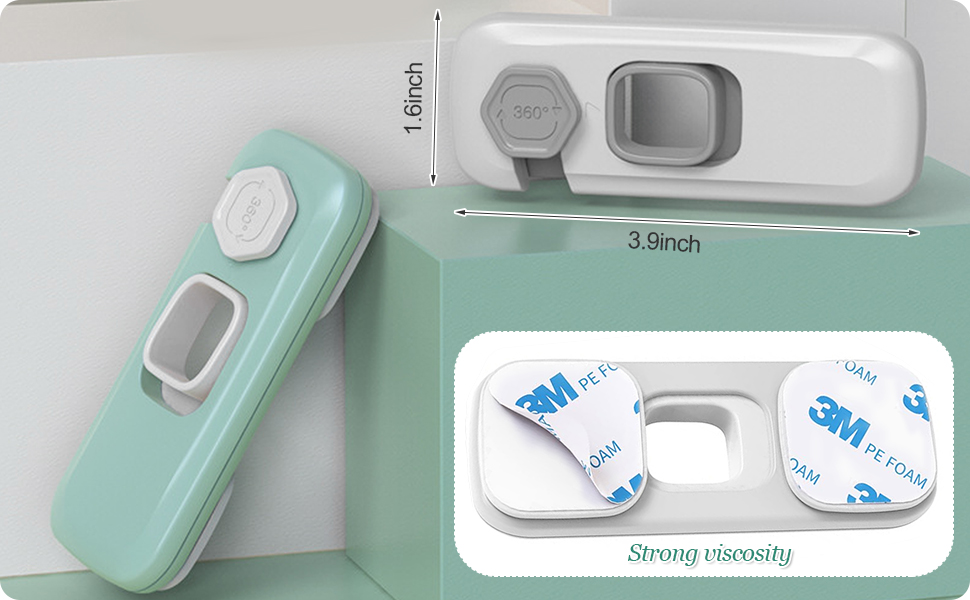 Harewu 5Pcs Kids Security Refrigerator Locks.Protective