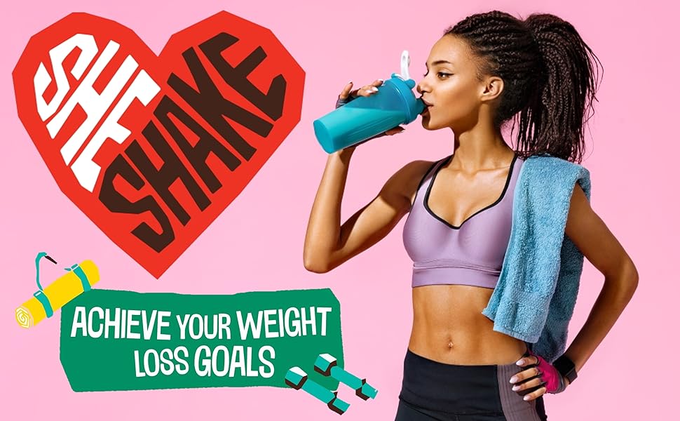 SheShake (1kg) Diet Meal Replacement Shake for Weight Loss Vegan