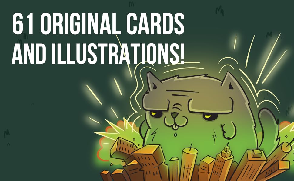 Zombie Kittens de Exploding Kittens - Juegos de cartas para adultos, adolescentes y niños