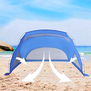 beach tent sun shelter