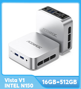 新品未開封　ACEMAGIC Vista Mini V1 シルバー　N150 ACEMAGIC V1 Intel Twin Lake N150 Vista Mini PC