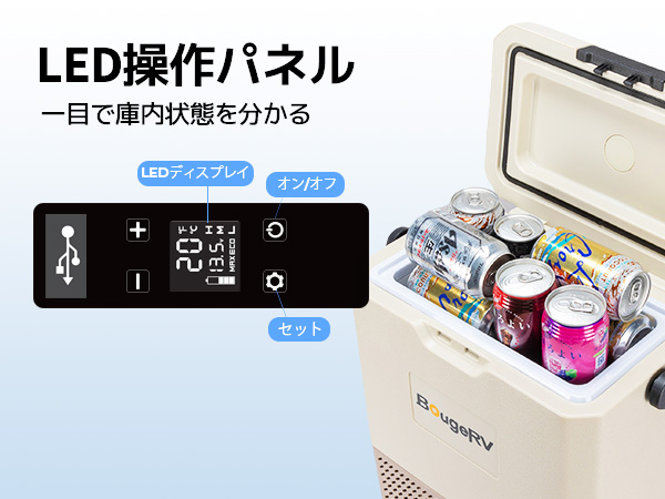 Amazon.co.jp: 【防災認定】【急速冷凍＆173Whバッテリー付属】BougeRV