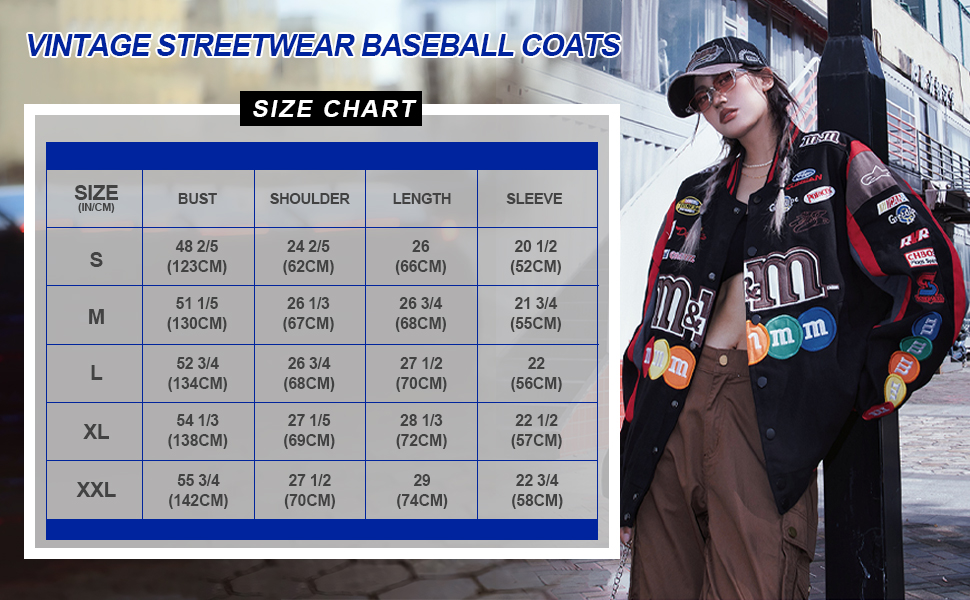 KAYIN Mens Embroidery Jacket Patchwork Baseball Jackets Varsity