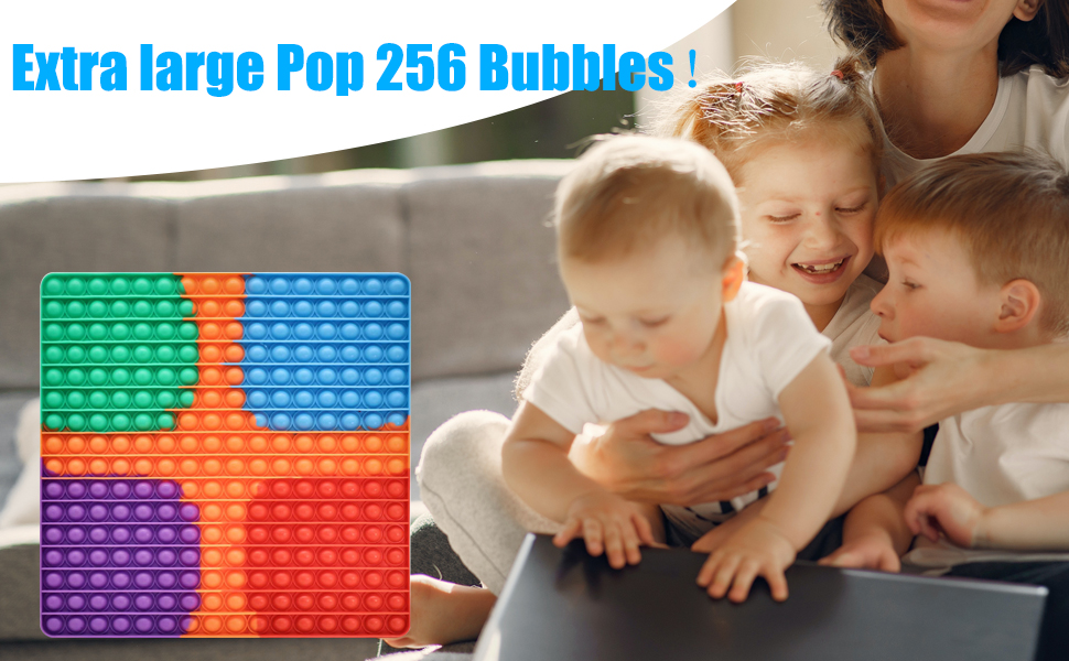 J.Y.Memorize Extra Large Pop 256 Bubbles Fidget, Giant